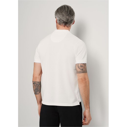 Biała koszulka polo męska Ochnik One Size promocja OCHNIK