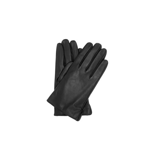 Czarne skórzane rękawiczki męskie Ochnik One Size OCHNIK promocja