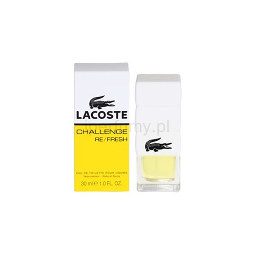 Lacoste Challange Re/Fresh woda toaletowa dla mężczyzn 30 ml  + do każdego zamówienia upominek. iperfumy-pl  liście