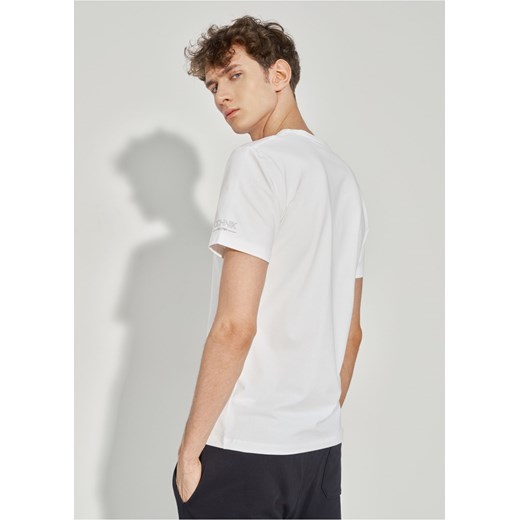 Biały basic T-shirt męski Ochnik One Size OCHNIK promocja