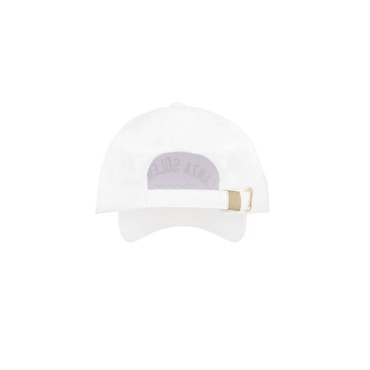 Biała czapka z daszkiem z printem Ochnik One Size okazja OCHNIK