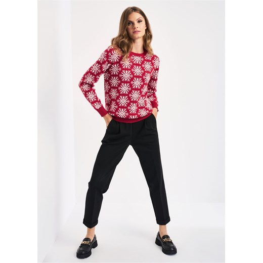 Czerwony sweter świąteczny damski Ochnik One Size okazja OCHNIK