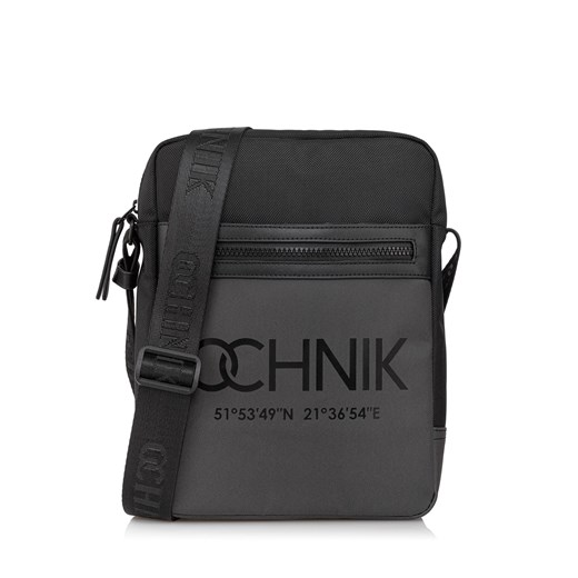 Czarna torba męska z logo Ochnik One Size OCHNIK okazja