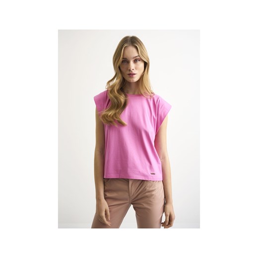 Różowy T-shirt damski basic Ochnik One Size okazja OCHNIK