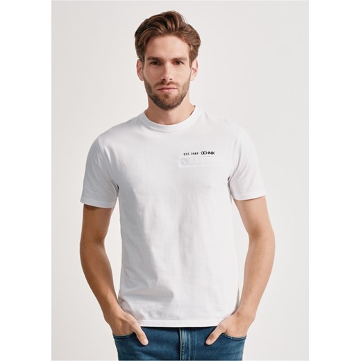 T-shirt męski biały Ochnik 