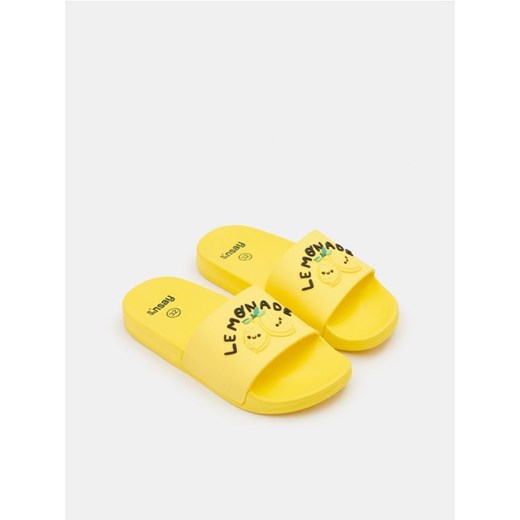 Sinsay - Klapki - żółty ze sklepu Sinsay w kategorii Klapki dziecięce - zdjęcie 172573408