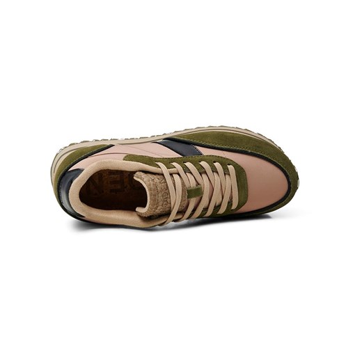 Buty sportowe damskie Woden sneakersy sznurowane na wiosnę na platformie