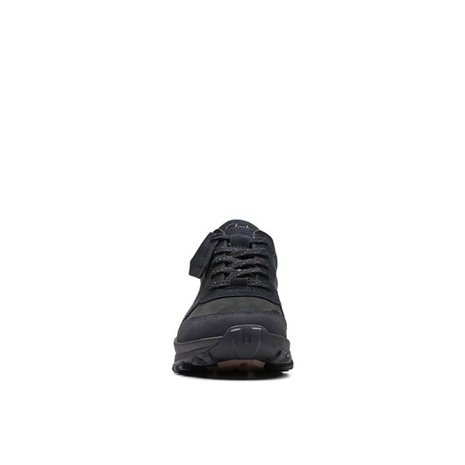 Buty sportowe damskie Clarks sneakersy czarne sznurowane 