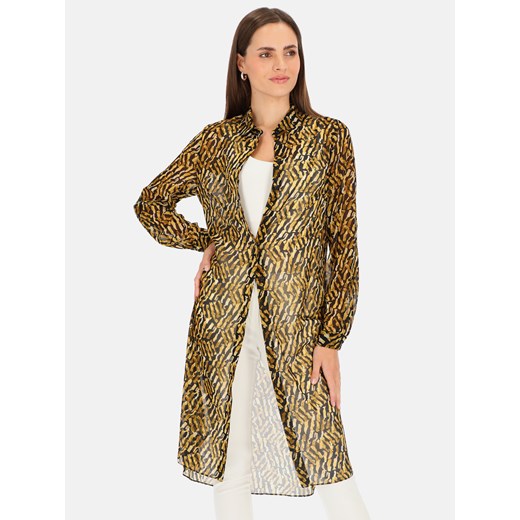 Rozpinana tunika w zwierzęcy wzór L'AF Maren ze sklepu Eye For Fashion w kategorii Koszule damskie - zdjęcie 172578148