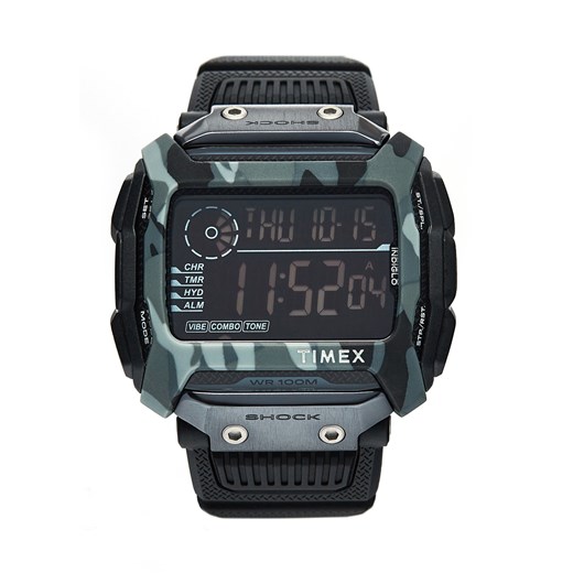 Zegarek Timex Command TW5M18200 Czarny ze sklepu eobuwie.pl w kategorii Zegarki - zdjęcie 172578646