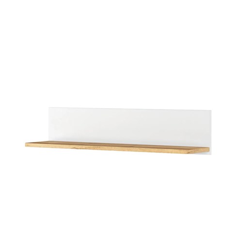 Skandynawska półka ścienna biały + dąb nash - SO-14 ze sklepu Edinos.pl w kategorii Półki - zdjęcie 172579057