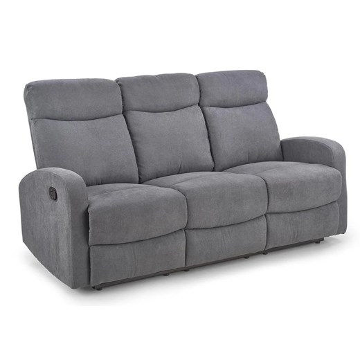Sofa trzyosobowa rozkładana popielata D5-Z96 ze sklepu Edinos.pl w kategorii Sofy i kanapy - zdjęcie 172579626