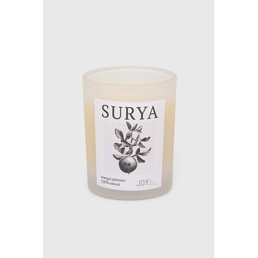 JOYINME świeca do praktyki jogi i medytacji Surya kolor biały SURYA ze sklepu ANSWEAR.com w kategorii Świece i dyfuzory - zdjęcie 172580206