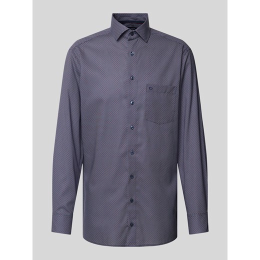 Koszula biznesowa o kroju modern fit model ‘Global’ ze sklepu Peek&Cloppenburg  w kategorii Koszule męskie - zdjęcie 172580807