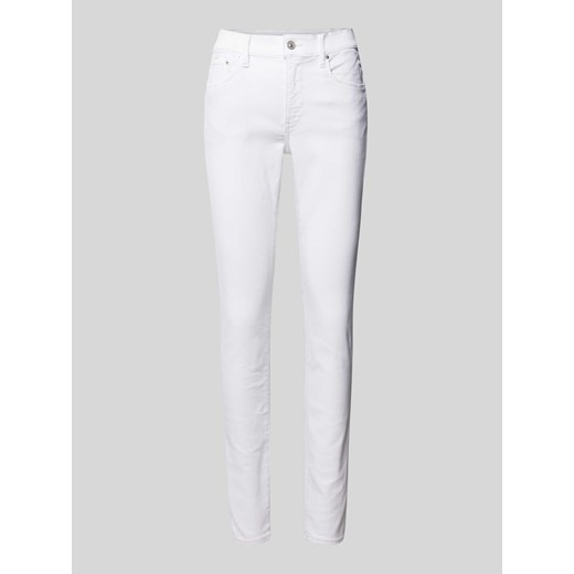 Jeansy o kroju skinny fit w jednolitym kolorze ze sklepu Peek&Cloppenburg  w kategorii Jeansy damskie - zdjęcie 172580876