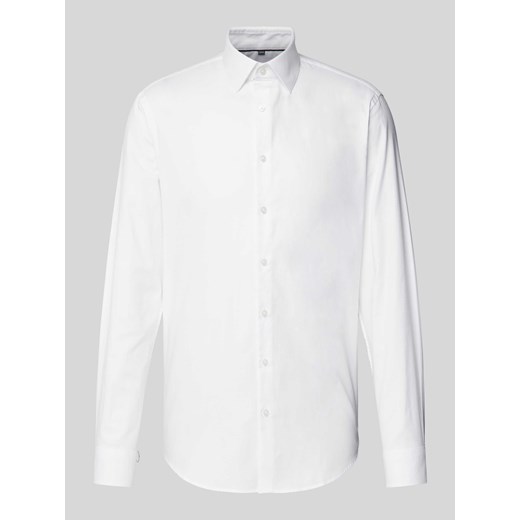 Koszula biznesowa o kroju slim fit z kołnierzykiem typu kent ze sklepu Peek&Cloppenburg  w kategorii Koszule męskie - zdjęcie 172580987
