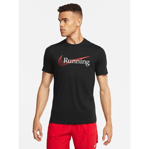 Nike Koszulka w kolorze czarnym do biegania ze sklepu Limango Polska w kategorii T-shirty męskie - zdjęcie 172581527