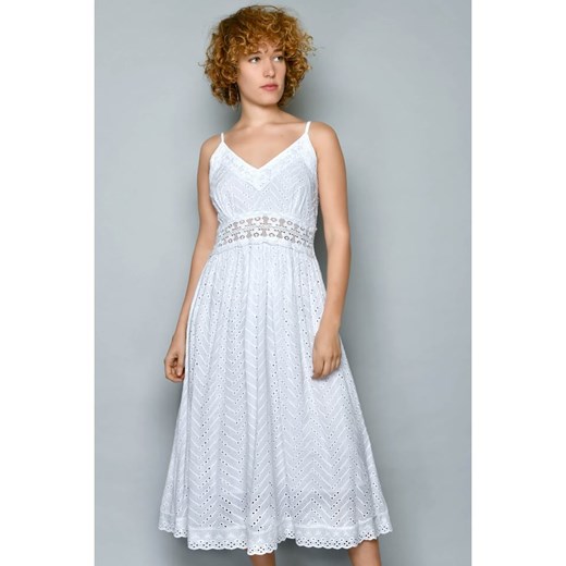 H.H.G. Sukienka w kolorze białym ze sklepu Limango Polska w kategorii Sukienki - zdjęcie 172581849