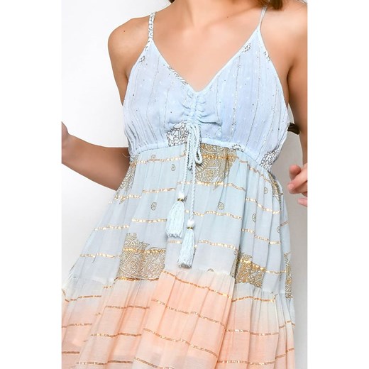 Sukienka H.H.G. z wiskozy mini casual 