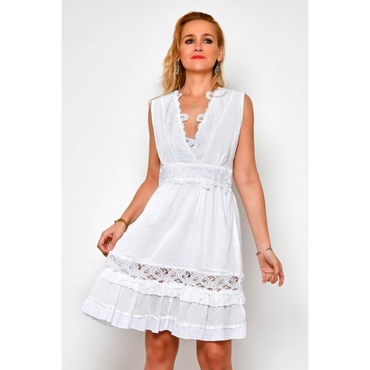 H.H.G. Sukienka w kolorze białym ze sklepu Limango Polska w kategorii Sukienki - zdjęcie 172581858