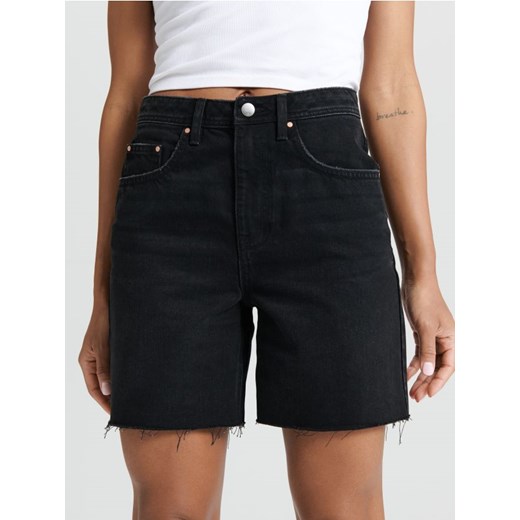Sinsay - Szorty jeansowe - czarny ze sklepu Sinsay w kategorii Szorty - zdjęcie 172583786