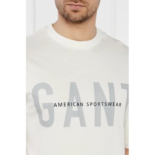 T-shirt męski Gant z krótkim rękawem 