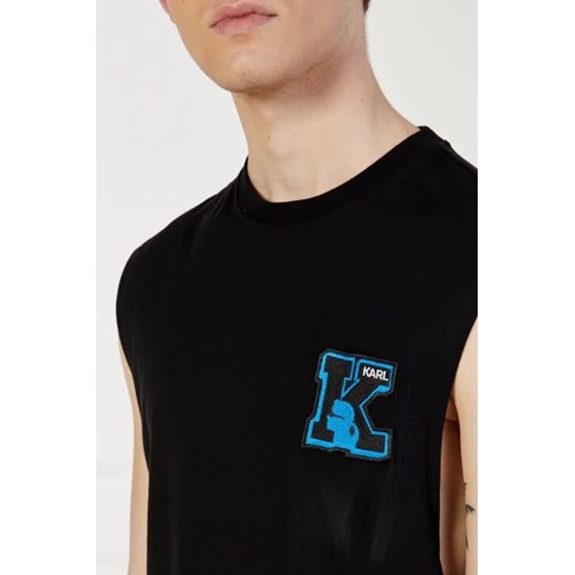 Karl Lagerfeld t-shirt męski z krótkimi rękawami