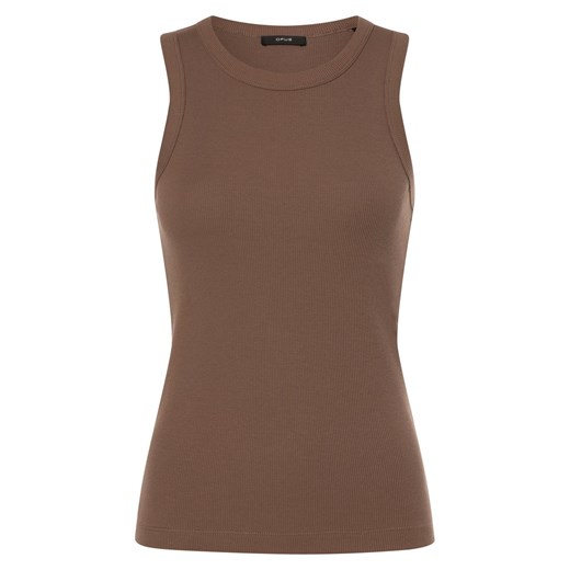 Opus Top damski - Ilesso Kobiety Bawełna kasztanowy jednolity ze sklepu vangraaf w kategorii Bluzki damskie - zdjęcie 172588447