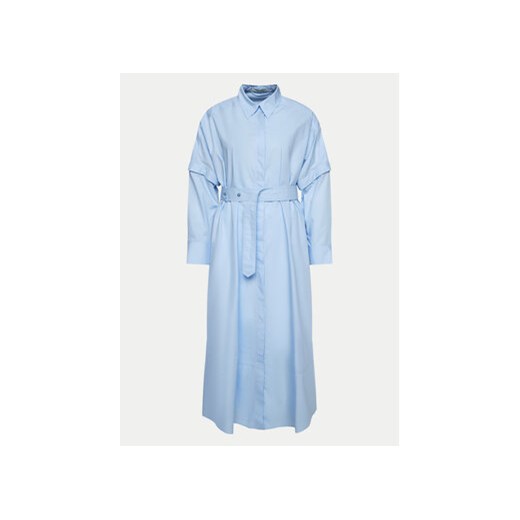 IVY OAK Sukienka koszulowa Norena IO117614 Błękitny Regular Fit ze sklepu MODIVO w kategorii Sukienki - zdjęcie 172591747