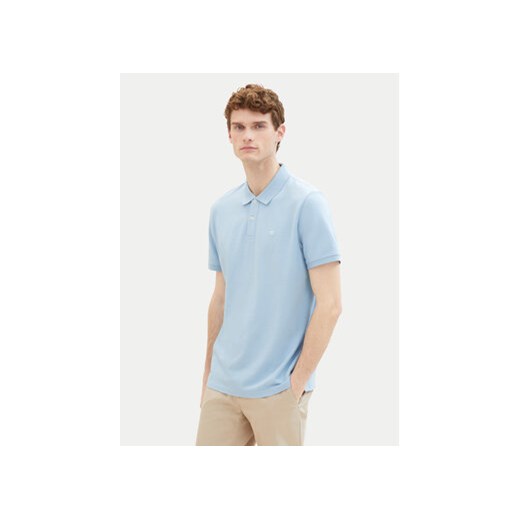 Tom Tailor Polo 1031006 Błękitny Regular Fit ze sklepu MODIVO w kategorii T-shirty męskie - zdjęcie 172591808