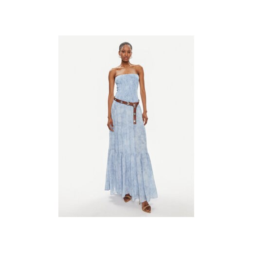 MICHAEL Michael Kors Sukienka letnia MS4827DAW2 Błękitny Regular Fit ze sklepu MODIVO w kategorii Sukienki - zdjęcie 172591819
