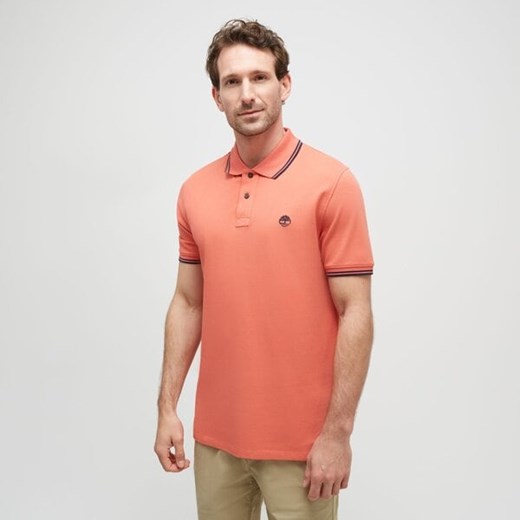 TIMBERLAND POLO TIPPED PIQUE SHORT SLEEVE POLO ze sklepu Timberland w kategorii T-shirty męskie - zdjęcie 172593126