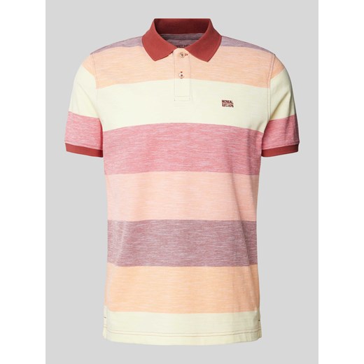 Koszulka polo z wyhaftowanym logo ze sklepu Peek&Cloppenburg  w kategorii T-shirty męskie - zdjęcie 172594499
