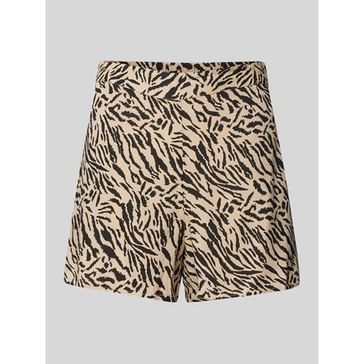 Szorty z wysokim stanem z wiskozy ze wzorem na całej powierzchni model ‘NYA’ ze sklepu Peek&Cloppenburg  w kategorii Szorty - zdjęcie 172594587