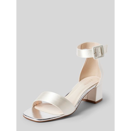 Sandały z efektem metalicznym model ‘Donnah’ ze sklepu Peek&Cloppenburg  w kategorii Sandały damskie - zdjęcie 172594678