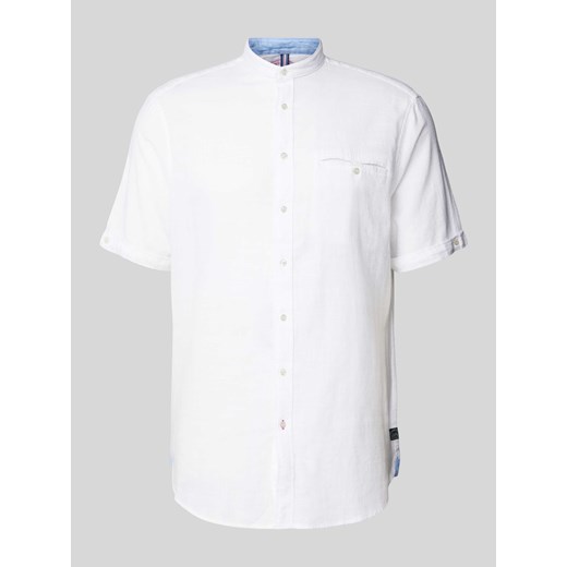 Koszula casualowa o kroju regular fit ze stójką ze sklepu Peek&Cloppenburg  w kategorii Koszule męskie - zdjęcie 172594858