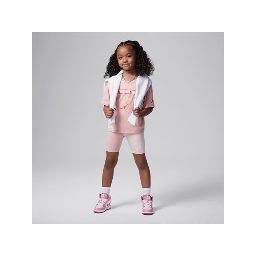 Zestaw z kolarkami dla małych dzieci Jordan Mini Me - Różowy ze sklepu Nike poland w kategorii Spodenki dziewczęce - zdjęcie 172595057