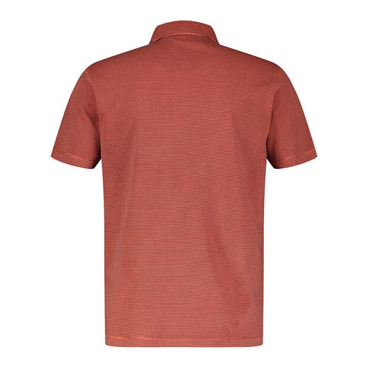 T-shirt męski czerwony Lerros z krótkim rękawem 
