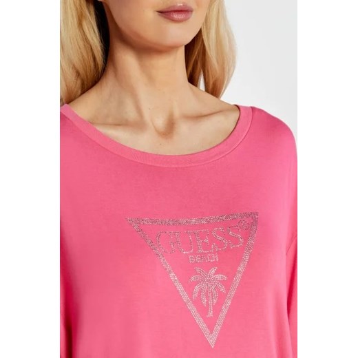 Bluzka damska Guess z krótkim rękawem casual 