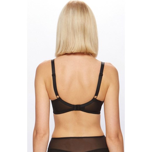 Biustonosz miękki soft czarno-beżowy Evita/F0201/1, Kolor czarno-beżowy, Rozmiar 70J, Miss Fabio ze sklepu Intymna w kategorii Biustonosze - zdjęcie 172597378