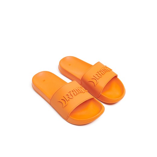 Cropp - Pomarańczowe klapki z pianki - pomarańczowy ze sklepu Cropp w kategorii Klapki damskie - zdjęcie 172599218