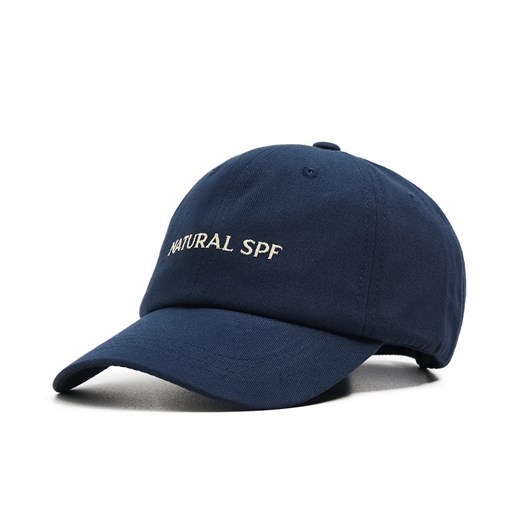 Cropp - Granatowa czapka z daszkiem i haftem - granatowy Cropp Uniwersalny Cropp