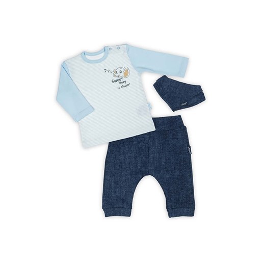 Komplet dla niemowlaka- bluzka, długie spodnie i apaszka ze sklepu 5.10.15 w kategorii Komplety niemowlęce - zdjęcie 172601348