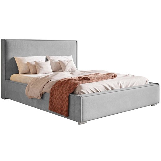 Tapicerowane łóżko dwuosobowe 160x200 Eger 2X - 36 kolorów Elior One Size Edinos.pl