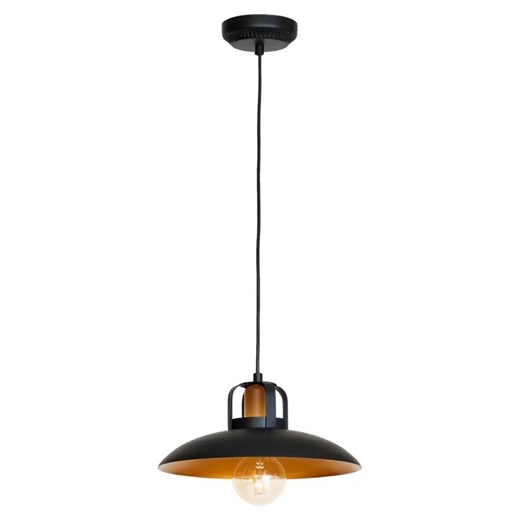 Czarna lampa wisząca z metalu - K483-Ramona ze sklepu Edinos.pl w kategorii Lampy wiszące - zdjęcie 172605727