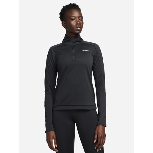 Nike Koszulka w kolorze czarnym do biegania ze sklepu Limango Polska w kategorii Bluzki damskie - zdjęcie 172606987