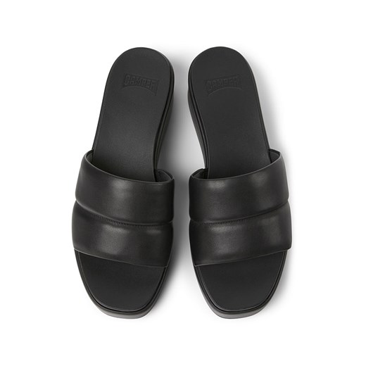 Klapki damskie Camper bez zapięcia na lato na koturnie 