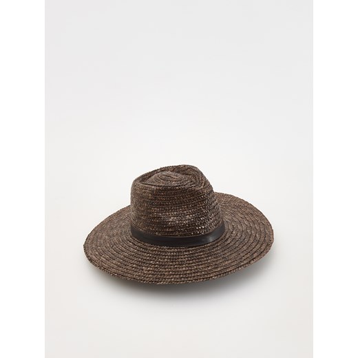 Reserved - Pleciony kapelusz - brązowy ze sklepu Reserved w kategorii Kapelusze damskie - zdjęcie 172608519