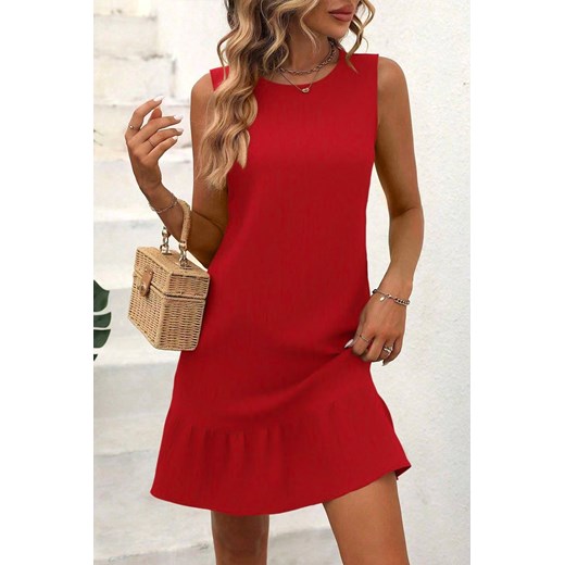 Sukienka FULPELDA RED ze sklepu Ivet Shop w kategorii Sukienki - zdjęcie 172609706