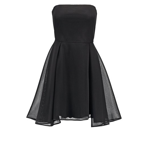 DKNY Sukienka koktajlowa black zalando  abstrakcyjne wzory